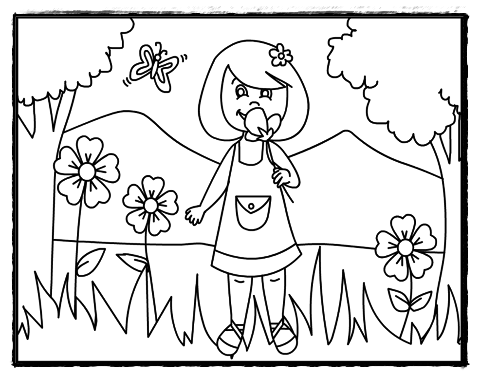 Coloring Pages Summer Flowers / Summer Flowers Coloring Pages at