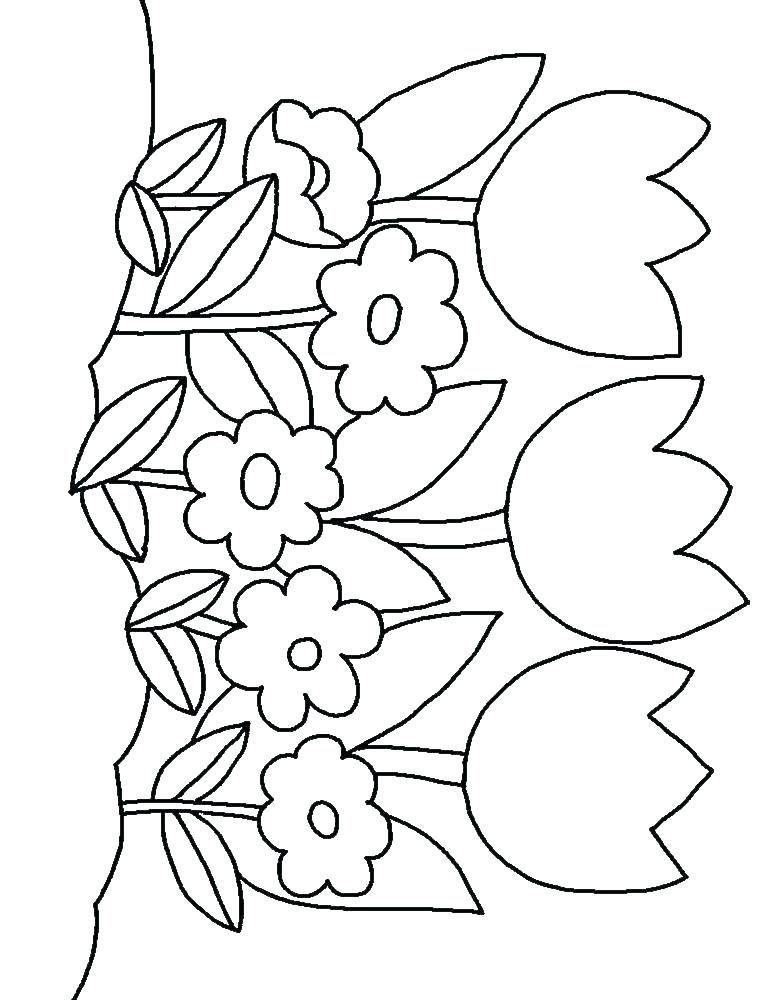 Summer Flowers Coloring Pages At GetColorings Free Printable 