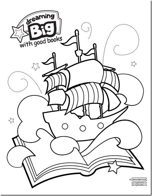 Summer Reading Coloring Pages at GetColorings.com | Free printable