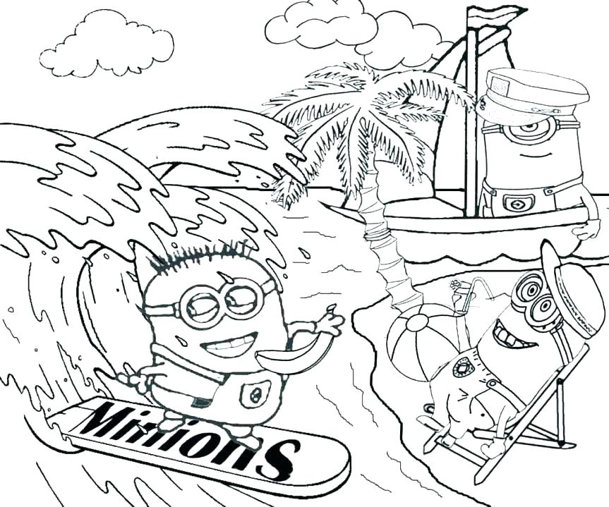 Summer Vacation Coloring Pages at GetColorings.com | Free ...