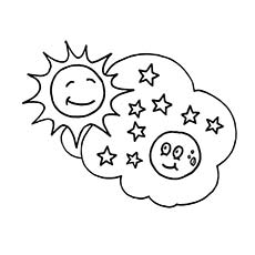 Sun Moon And Stars Coloring Page at GetColorings.com | Free printable