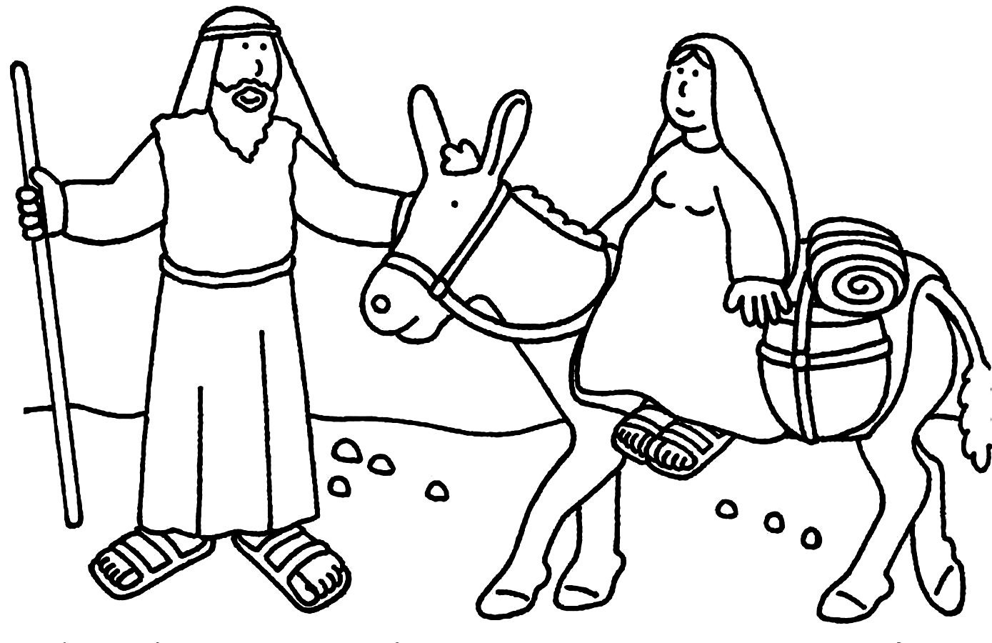 Free Printable Christmas Coloring Pages For Sunday School