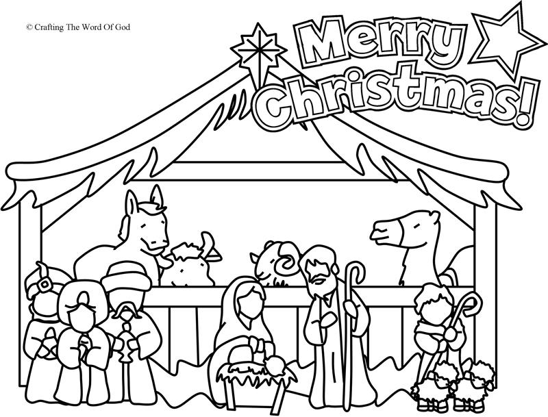 Sunday School Christmas Coloring Pages At GetColorings Free 