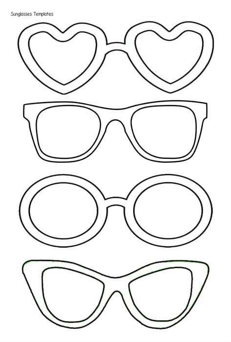 Sunglasses Coloring Page At Free Printable Colorings