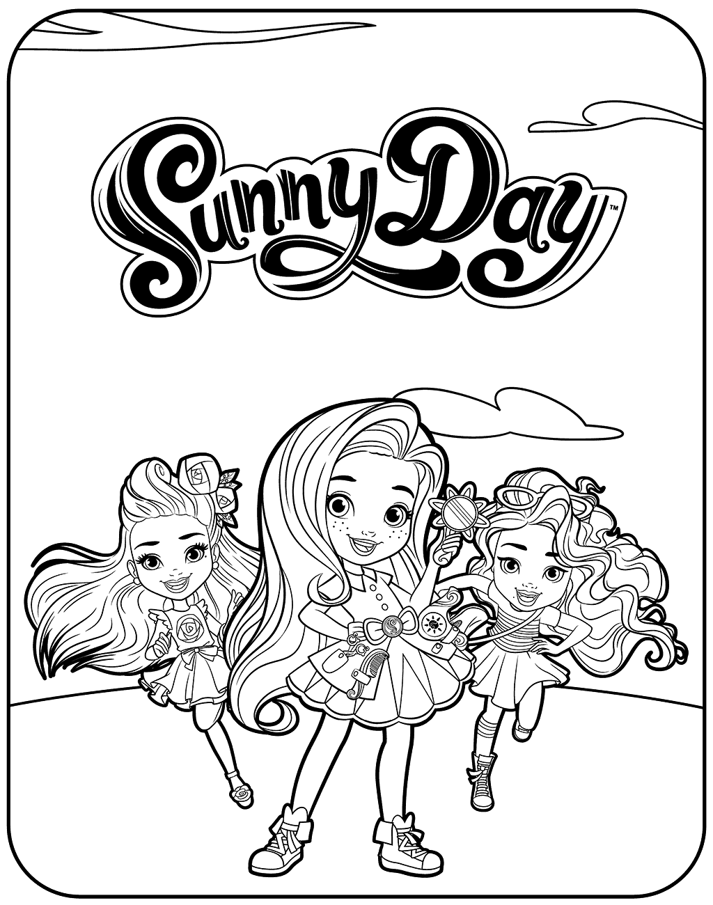 Sunny Day Coloring Pages At GetColorings Free Printable Colorings 