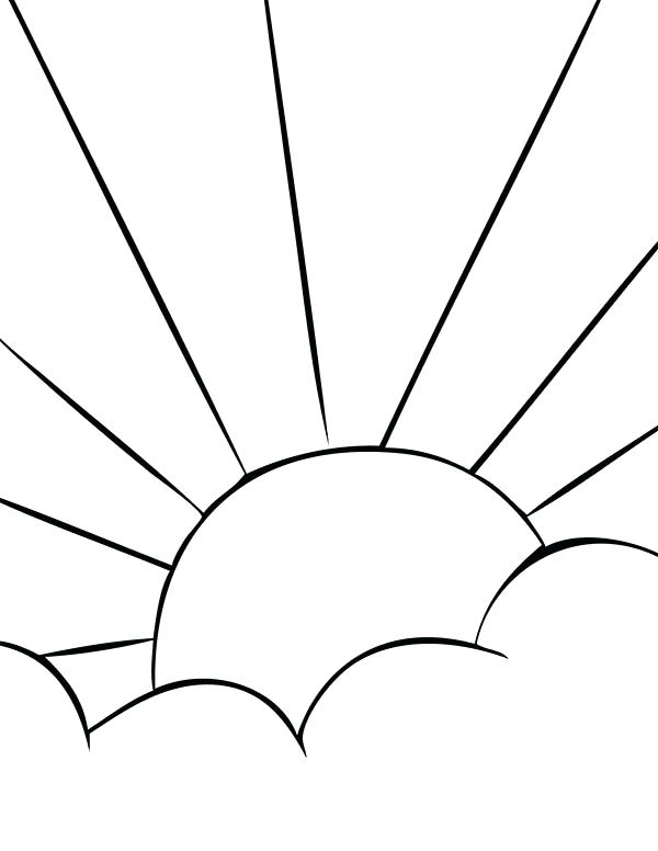 Sunrise Coloring Page At GetColorings Free Printable Colorings 