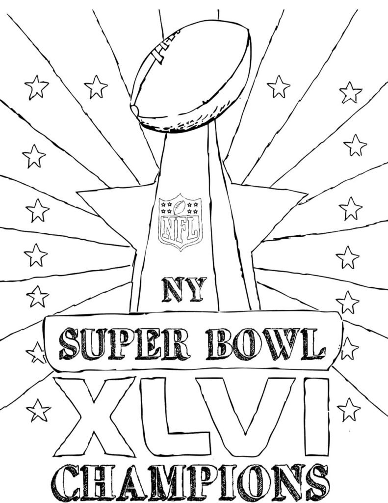Super Bowl 50 Coloring Pages at GetColorings.com | Free printable