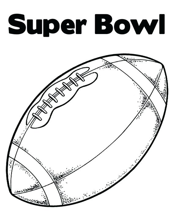Super Bowl Coloring Pages at Free printable