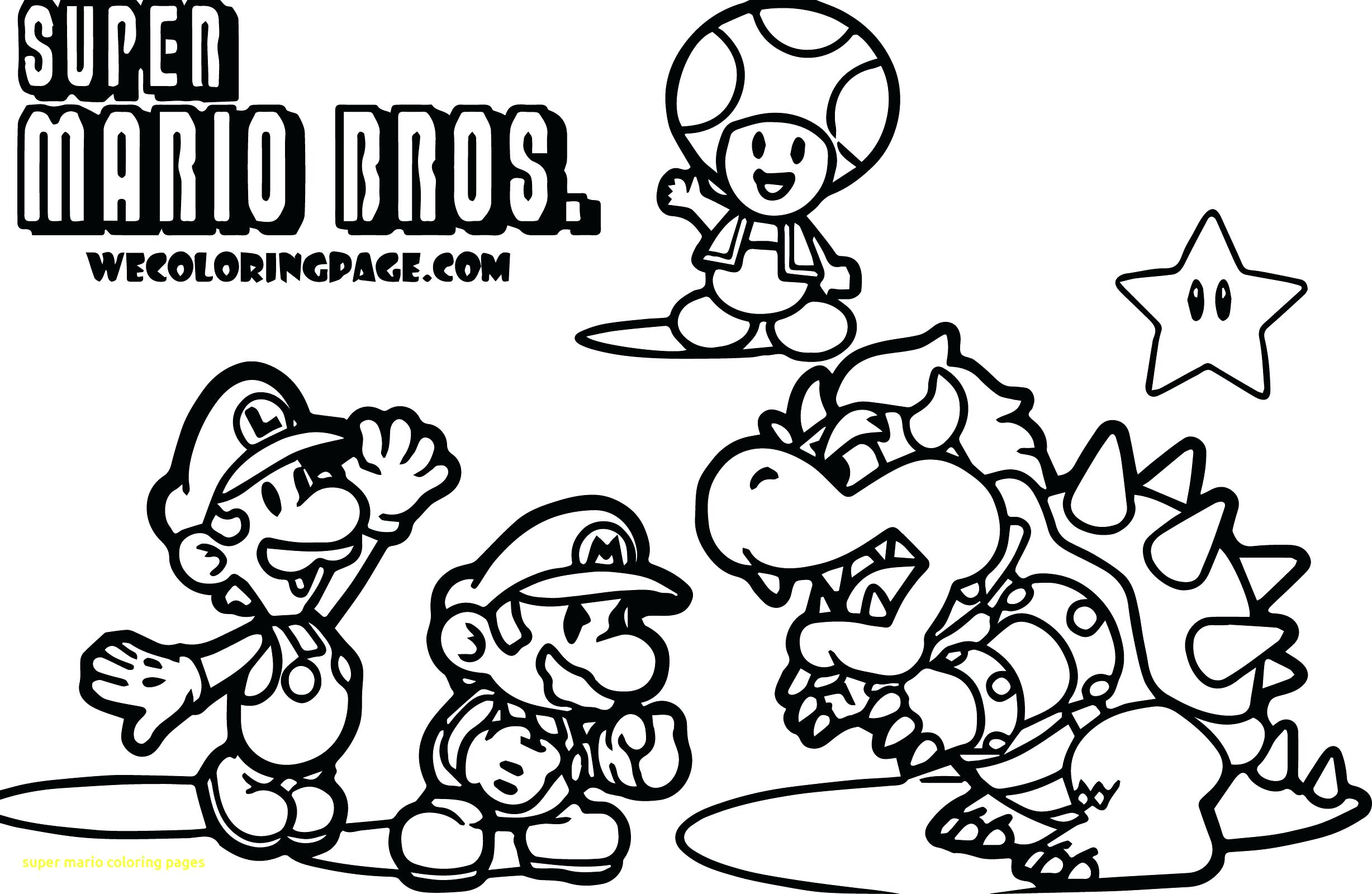 305 Unicorn Super Mario 3D Coloring Pages with Animal character