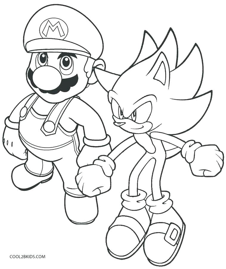 Super Mario Characters Coloring Pages At GetColorings Free 