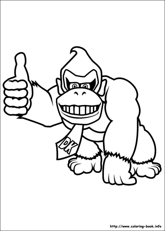 Super Mario Characters Coloring Pages 3