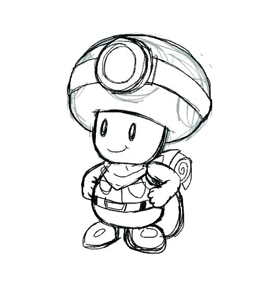 Super Mario Toad Coloring Pages at GetColorings.com | Free ...
