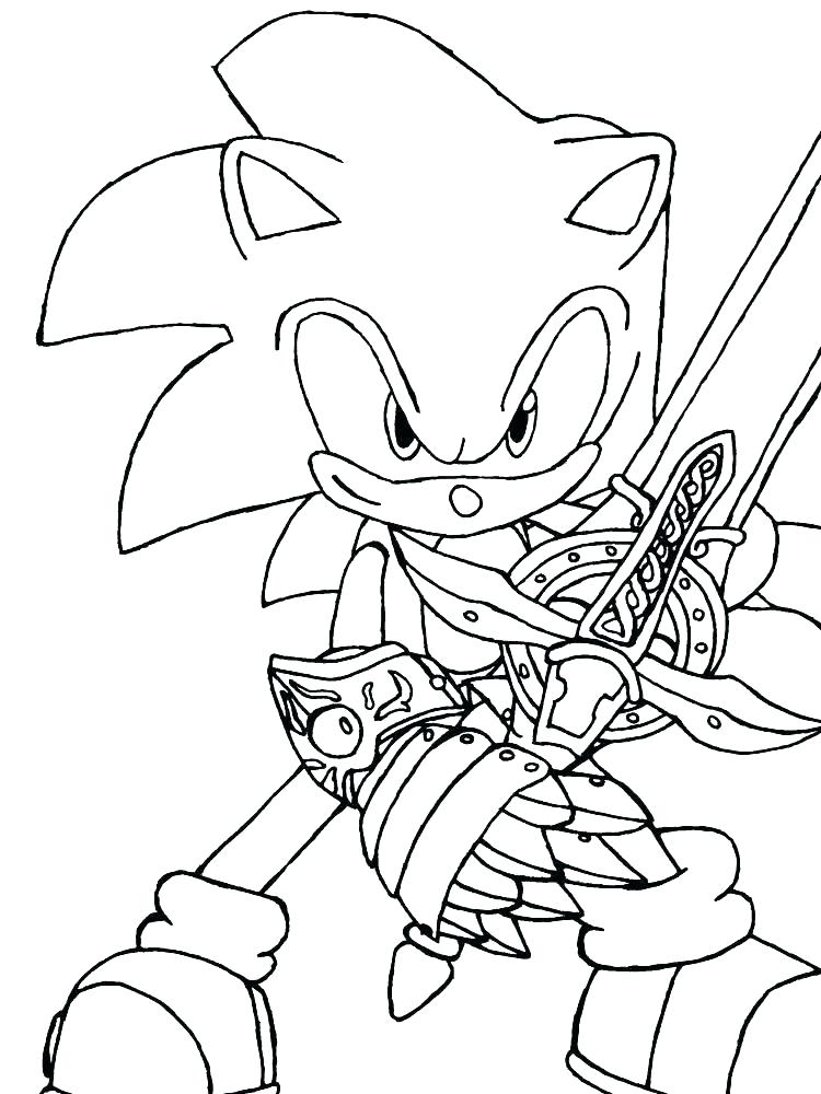 sonic coloring pages