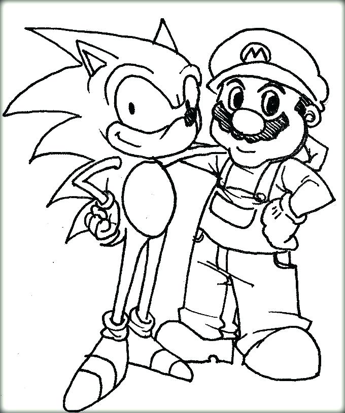 Super Sonic Coloring Pages At GetColorings Free Printable 