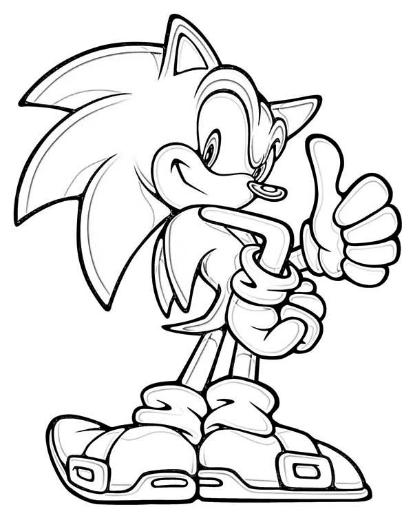 Super Sonic The Hedgehog Coloring Pages At Getcolorings.com | Free