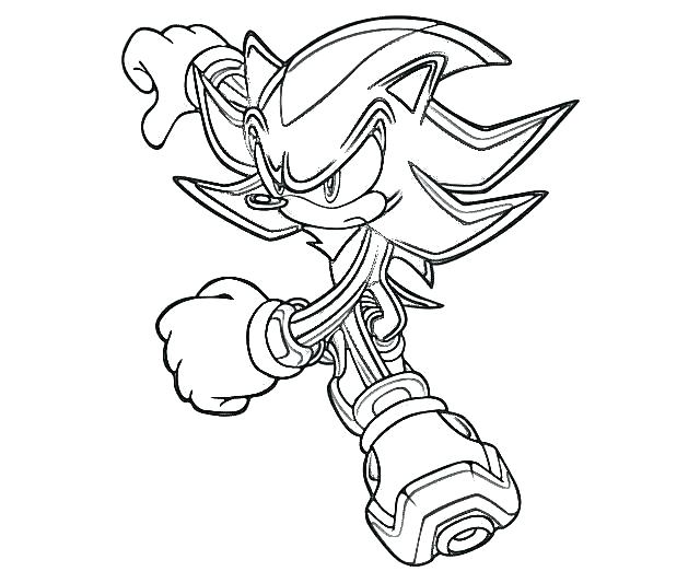 Super Sonic The Hedgehog Coloring Pages at Free