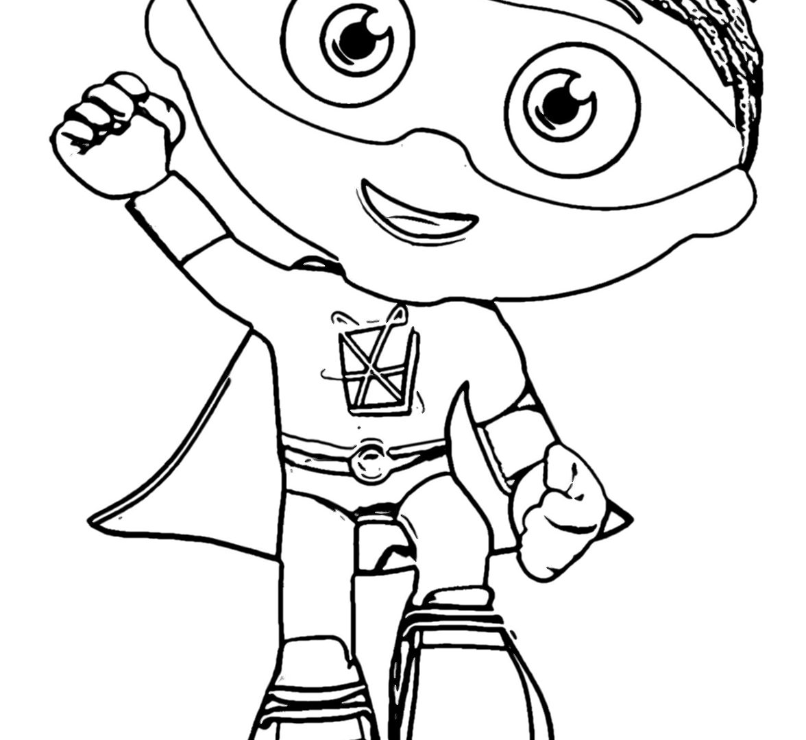 Super Why Coloring Pages Printable at Free printable