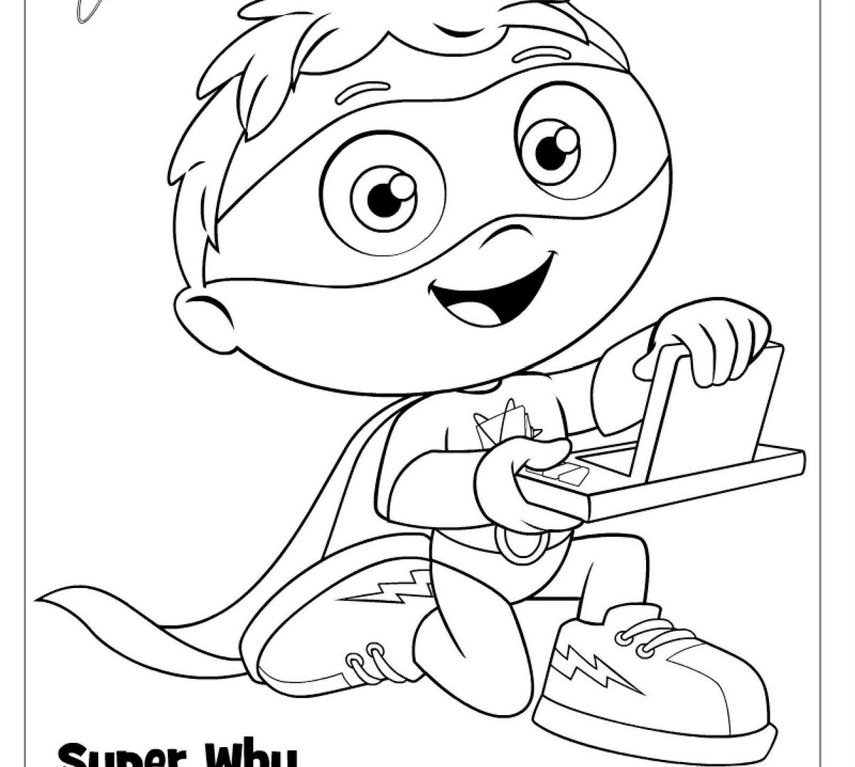 Super Why Printable Coloring Pages at Free printable