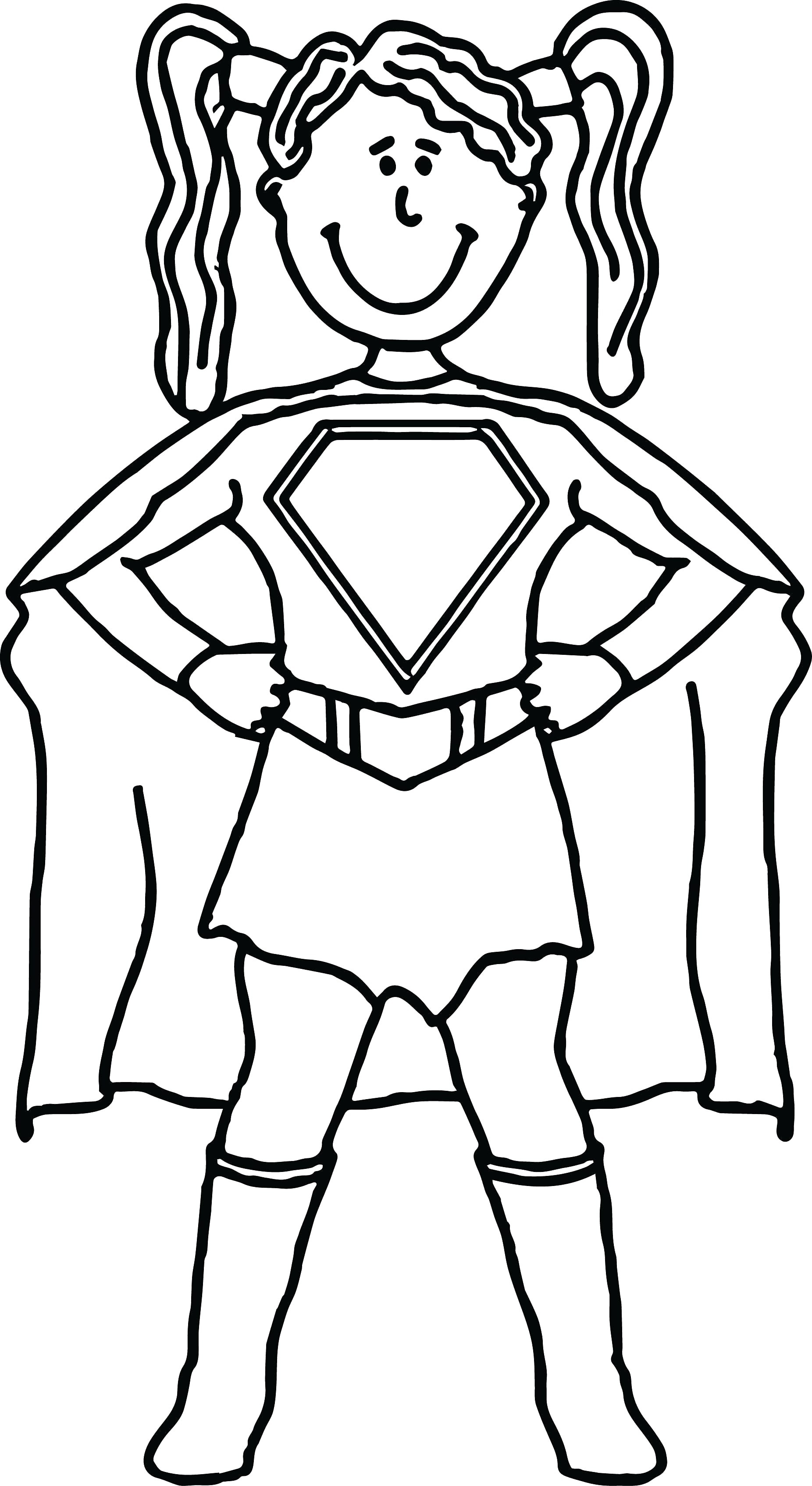Superhero Cartoon Coloring Pages at Free printable