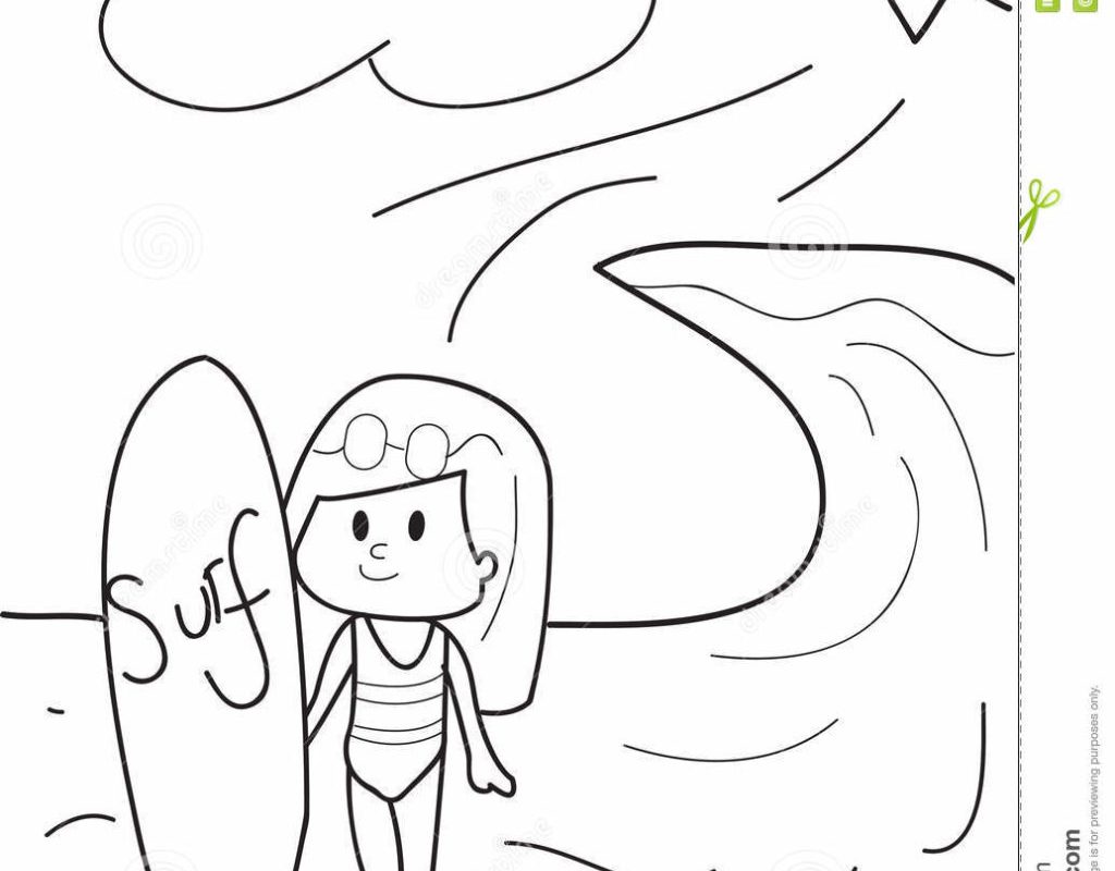 Surfboard Coloring Page at GetColorings.com | Free printable colorings