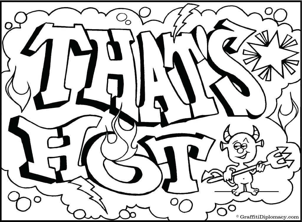 Swag Graffiti Coloring Pages at GetColoringscom Free