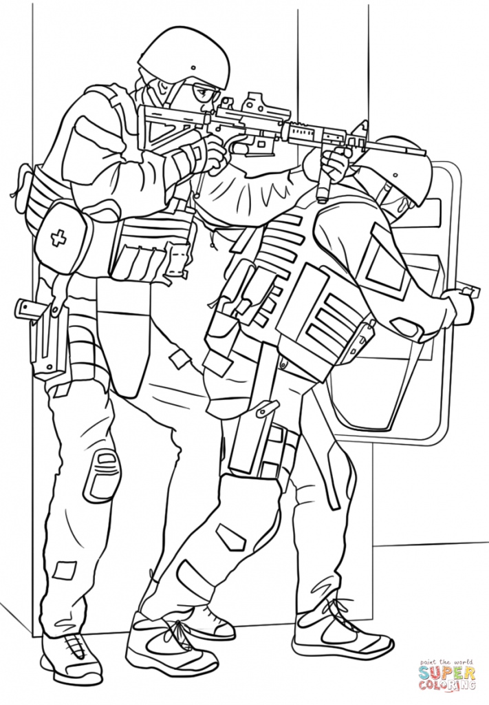 Swat Coloring Pages at GetColorings.com | Free printable colorings