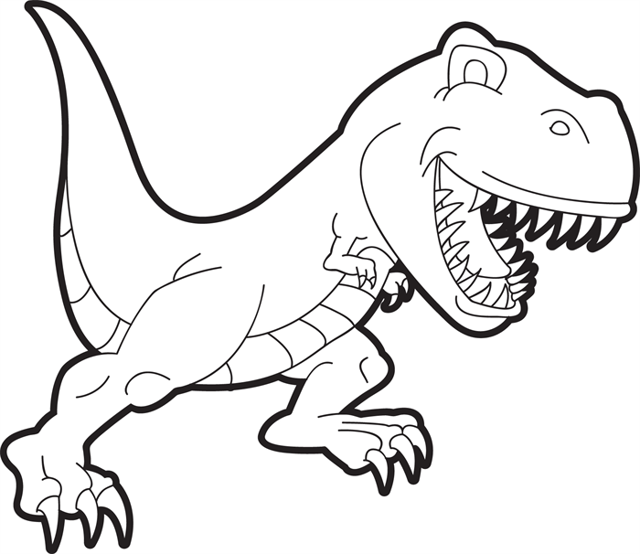 T Rex Coloring Page At GetColoringscom | Free Printable Colorings