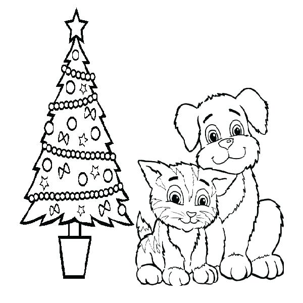 coloring cat dog cats dogs christmas kittens printable detailed tabby realistic sheets catdog getcolorings clipart getdrawings colorings