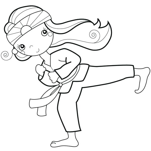 Taekwondo Coloring Pages at GetColorings.com | Free printable colorings