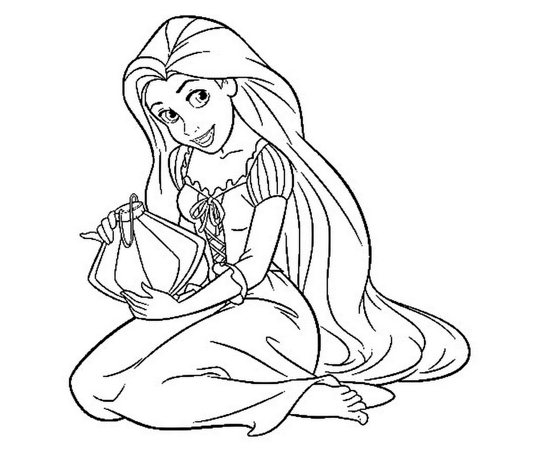 Tangled Coloring Pages At Free Printable Colorings