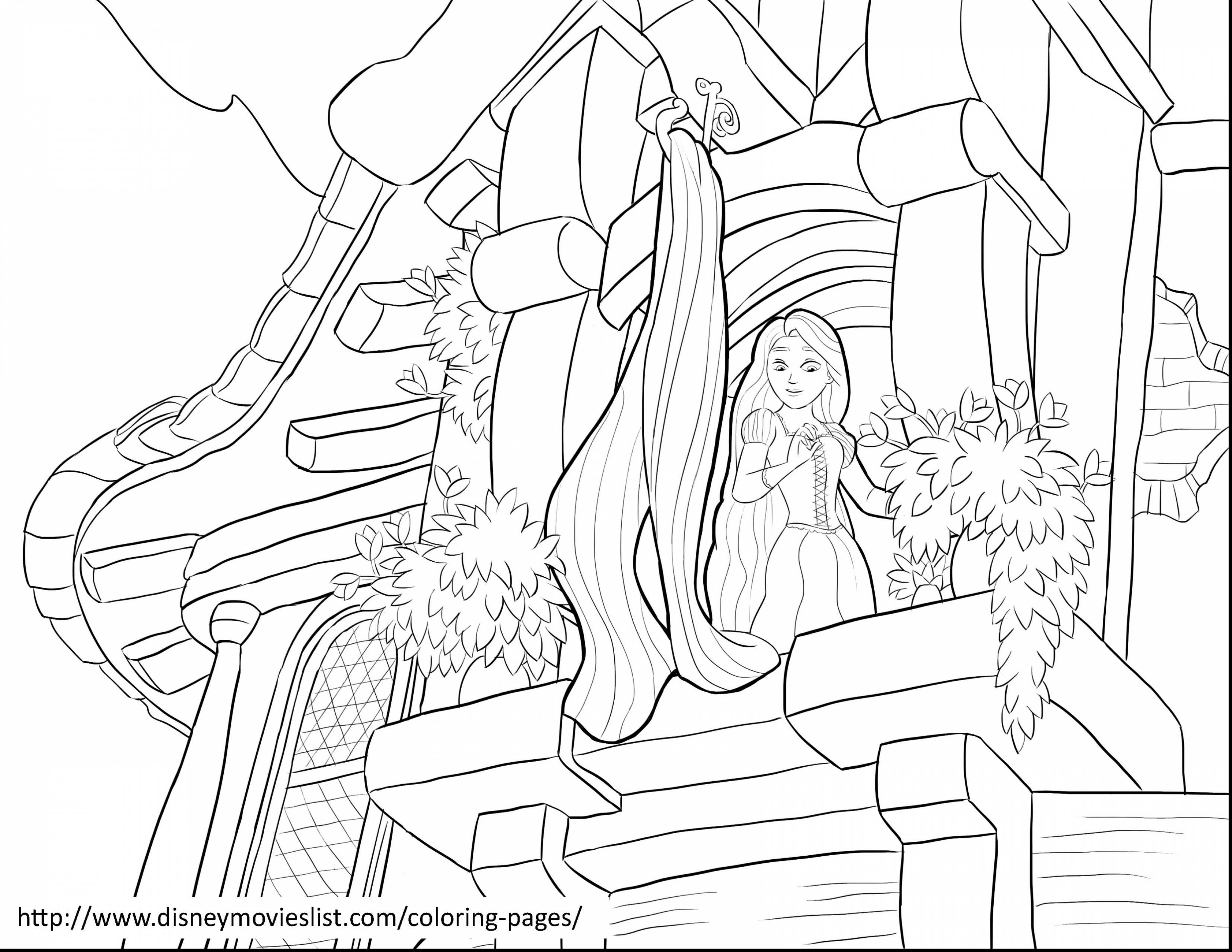 Tangled Tower Coloring Pages at GetColorings.com | Free printable