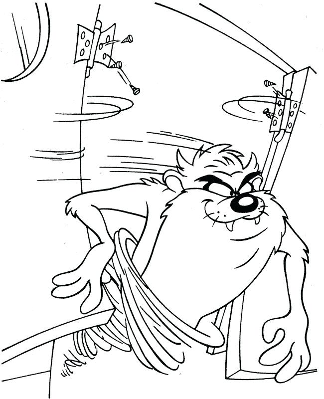 Taz Coloring Pages at GetColorings.com | Free printable colorings pages ...