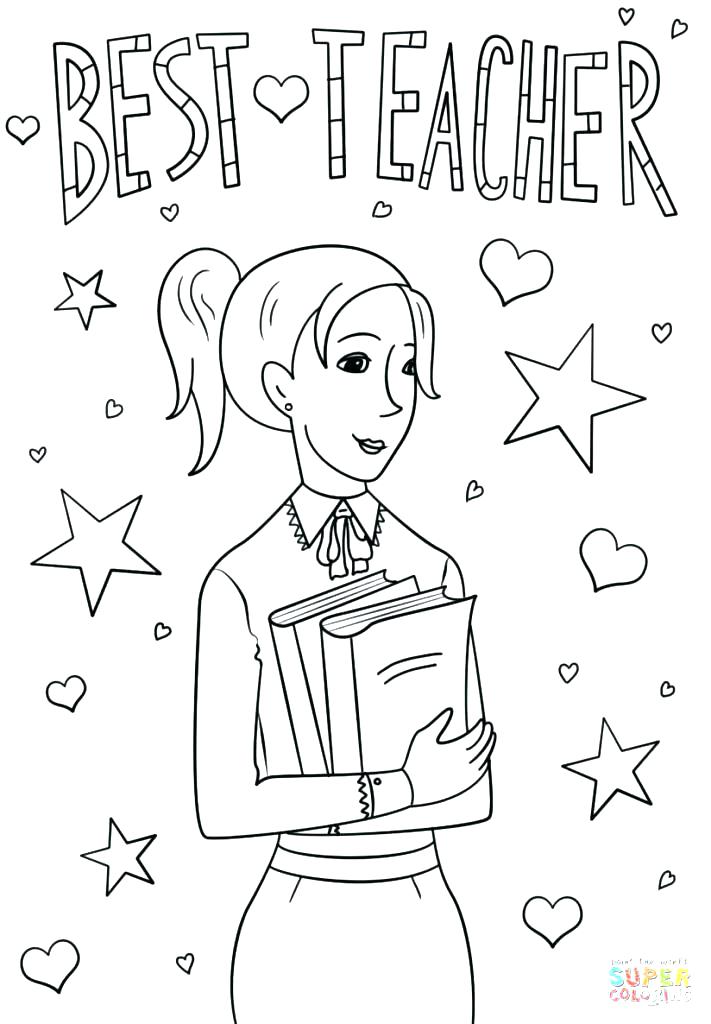 Teachers Day Coloring Pages at GetColorings.com | Free printable