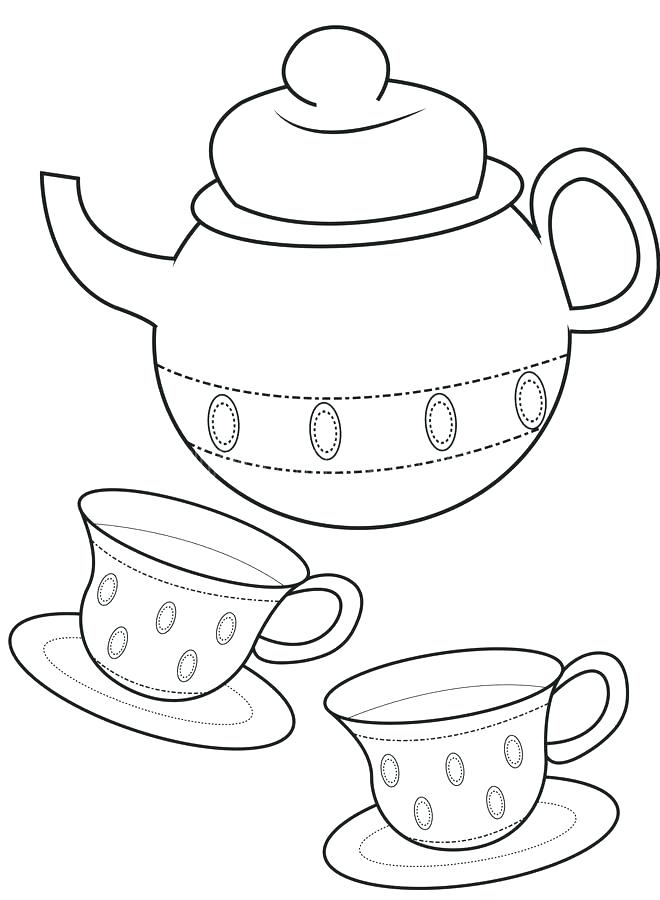 Teacup Coloring Pages Printable at GetColorings.com | Free printable