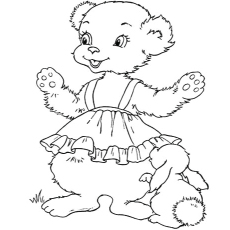 Teddy Bear Coloring Pages For Kids At Getcolorings.com 