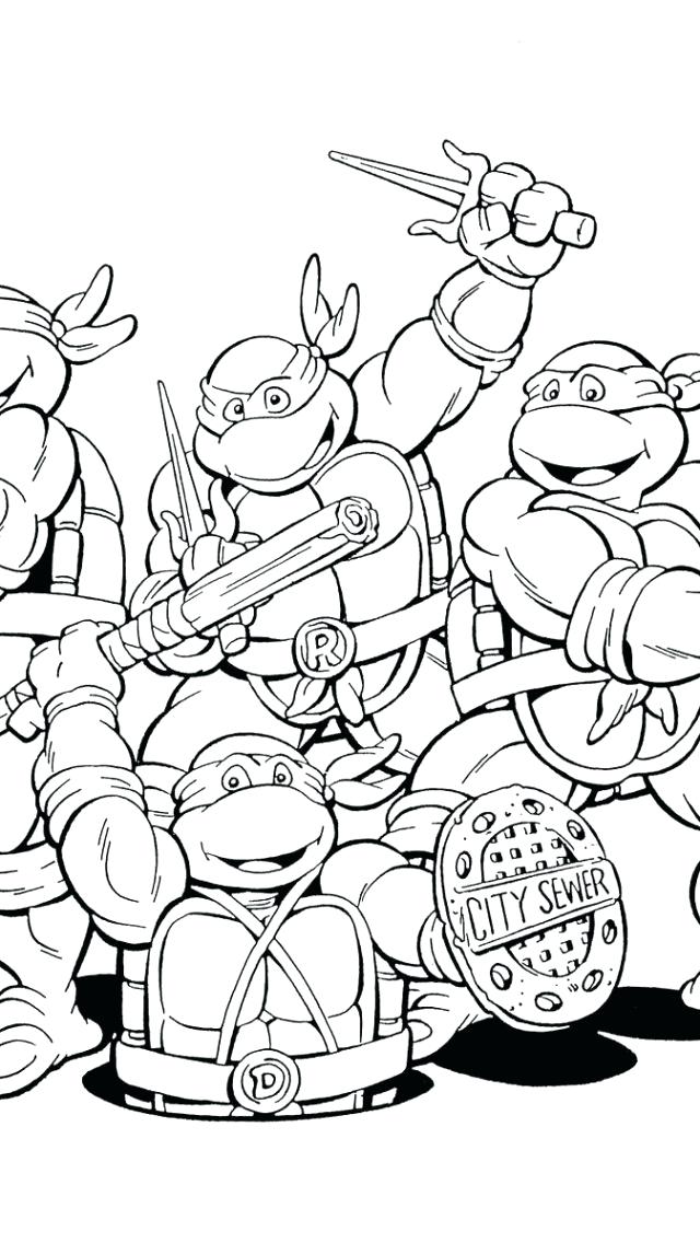 Teenage Mutant Ninja Turtles Coloring Pages Raphael at