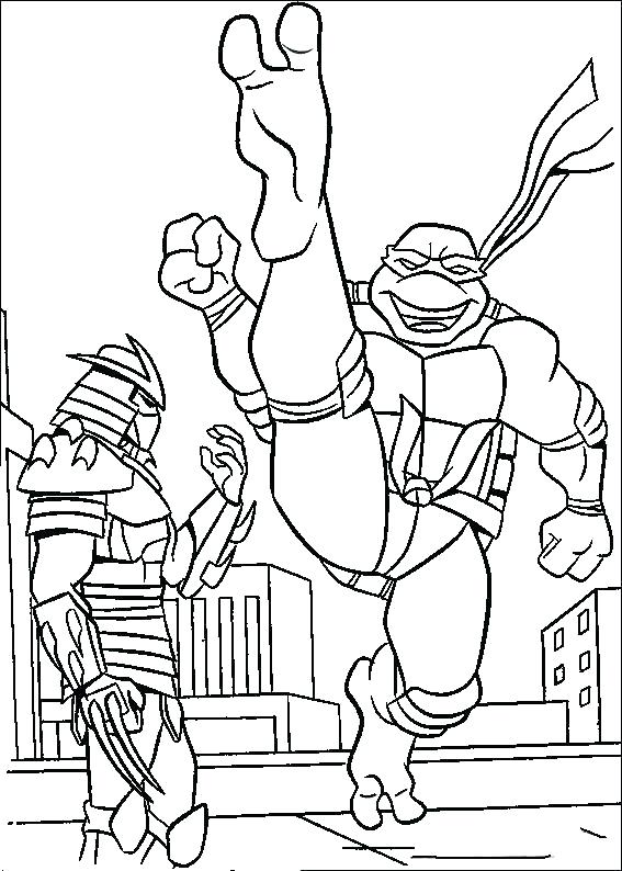 Teenage Mutant Ninja Turtles Raphael Coloring Pages At GetColorings