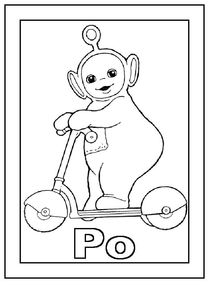 Teletubbies Dipsy Coloring Pages at GetColorings.com | Free printable