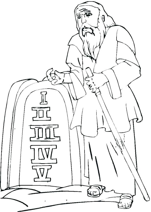 Ten Commandments Coloring Pages For Preschoolers at GetColorings.com