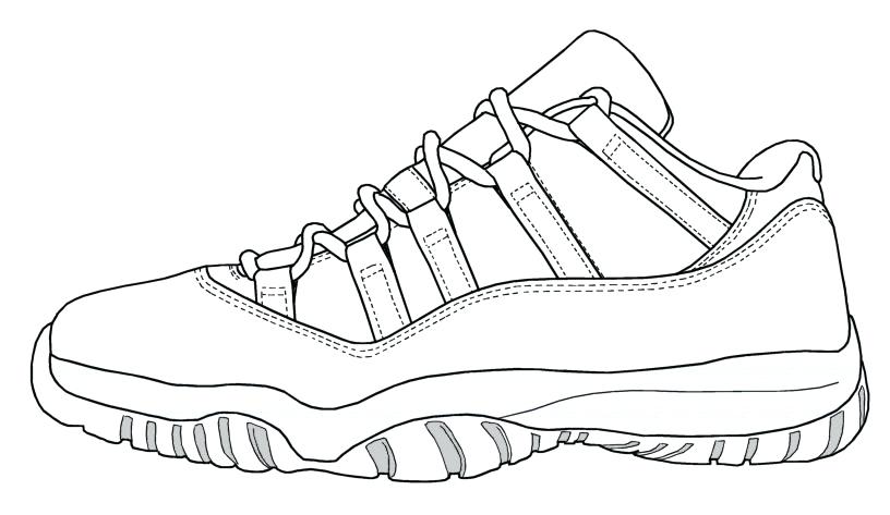 Tennis Shoe Coloring Pages at GetColoringscom Free
