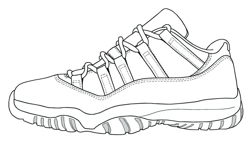 Tennis Shoe Coloring Pages At GetColorings Free Printable 