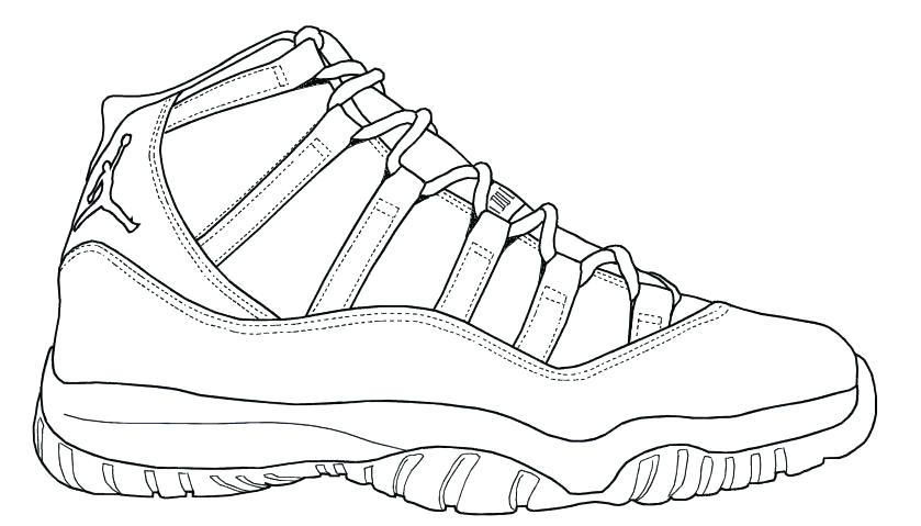 Tennis Shoe Coloring Pages At GetColorings Free Printable 