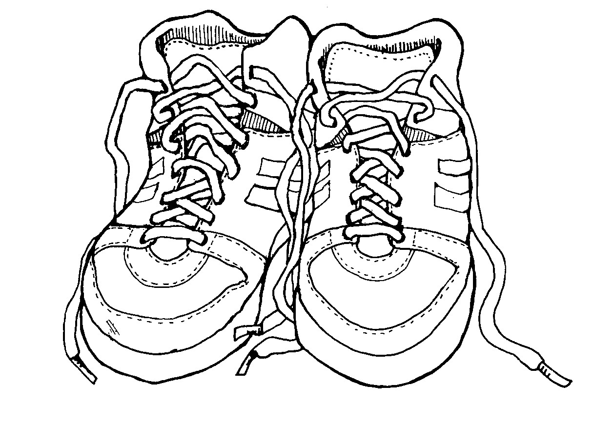 Tennis Shoe Coloring Pages At GetColorings Free Printable Colorings Pages To Print And Color