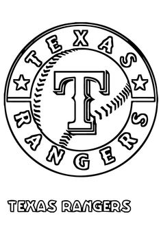 Texas Rangers Coloring Pages at GetColorings.com | Free printable