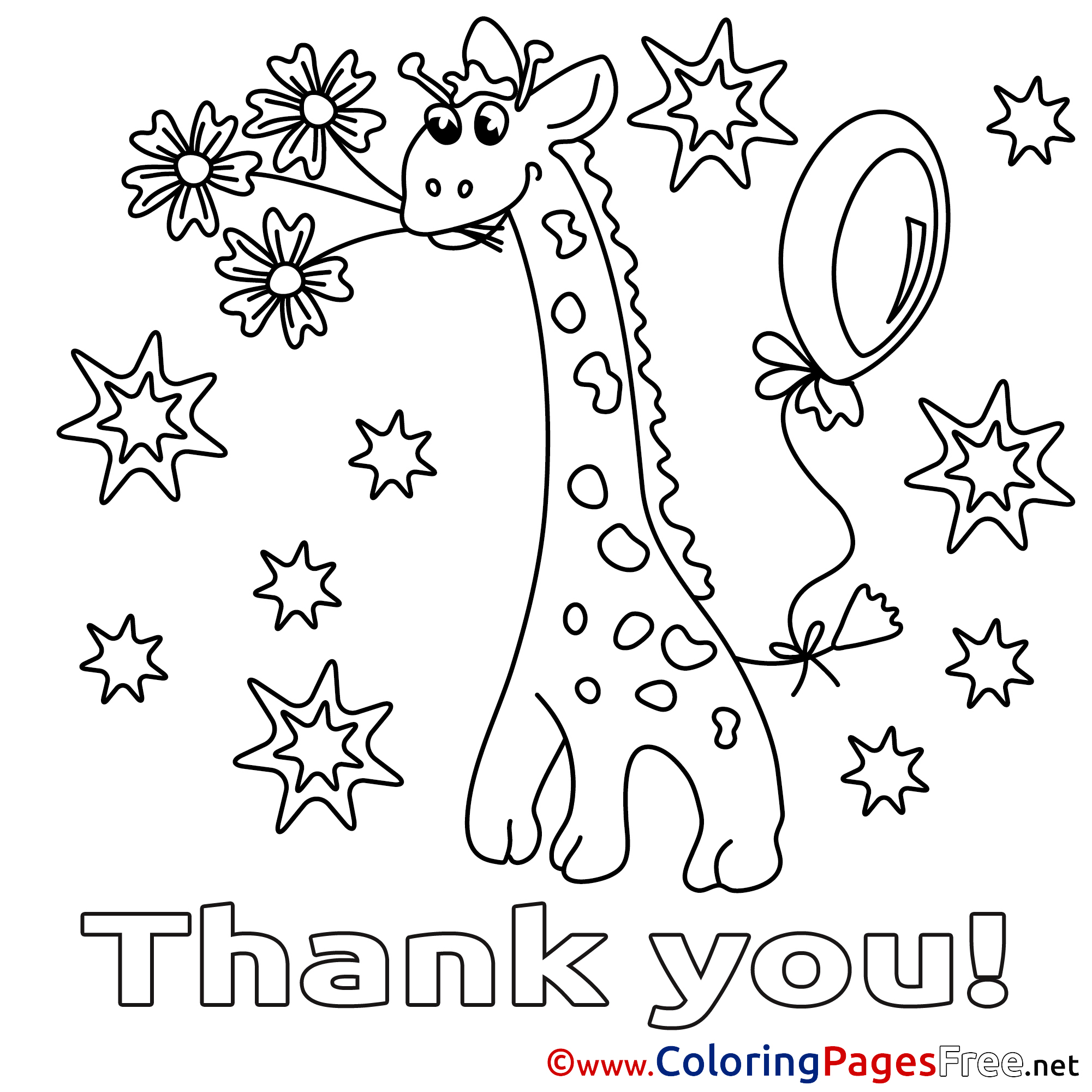 Thank You Coloring Pages Free at Free printable colorings pages to print and