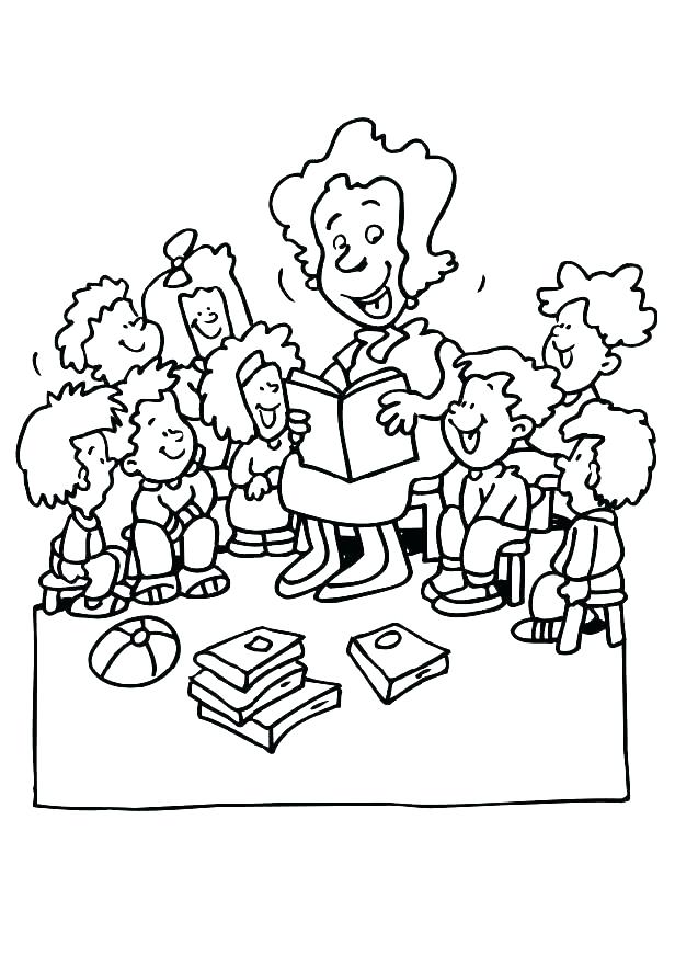 Thank You Teacher Coloring Pages at