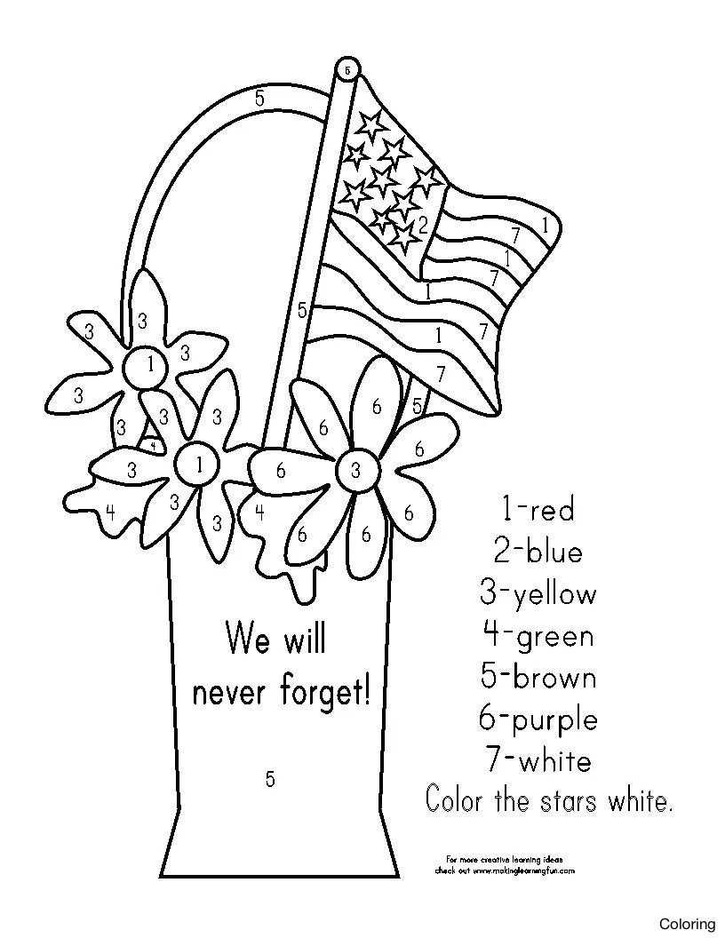 Thank You Veterans Coloring Pages At GetColorings Free Printable