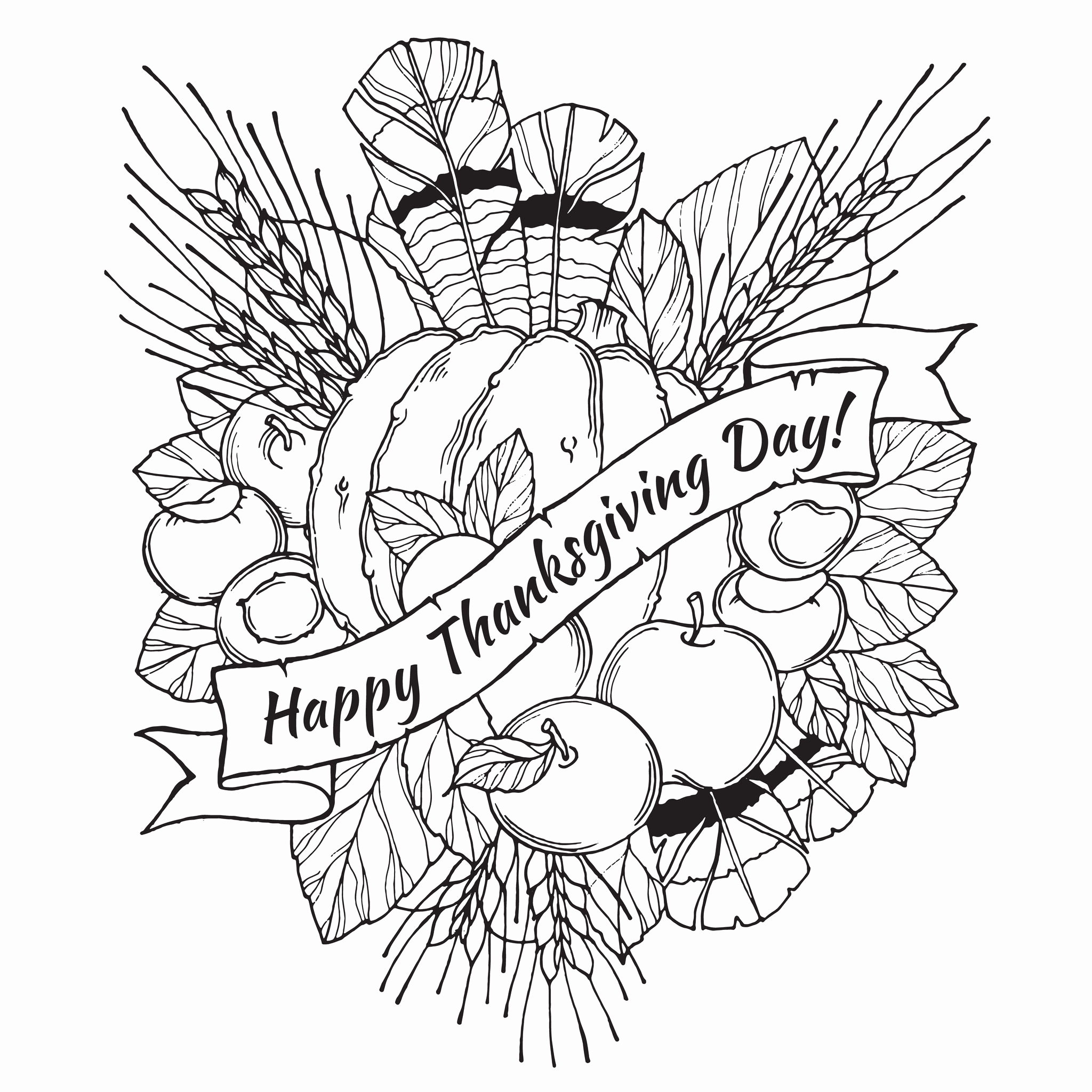 Thankful Coloring Pages At GetColorings Free Printable Colorings 