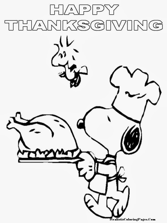 Thanksgiving Coloring Pages Charlie Brown at Free