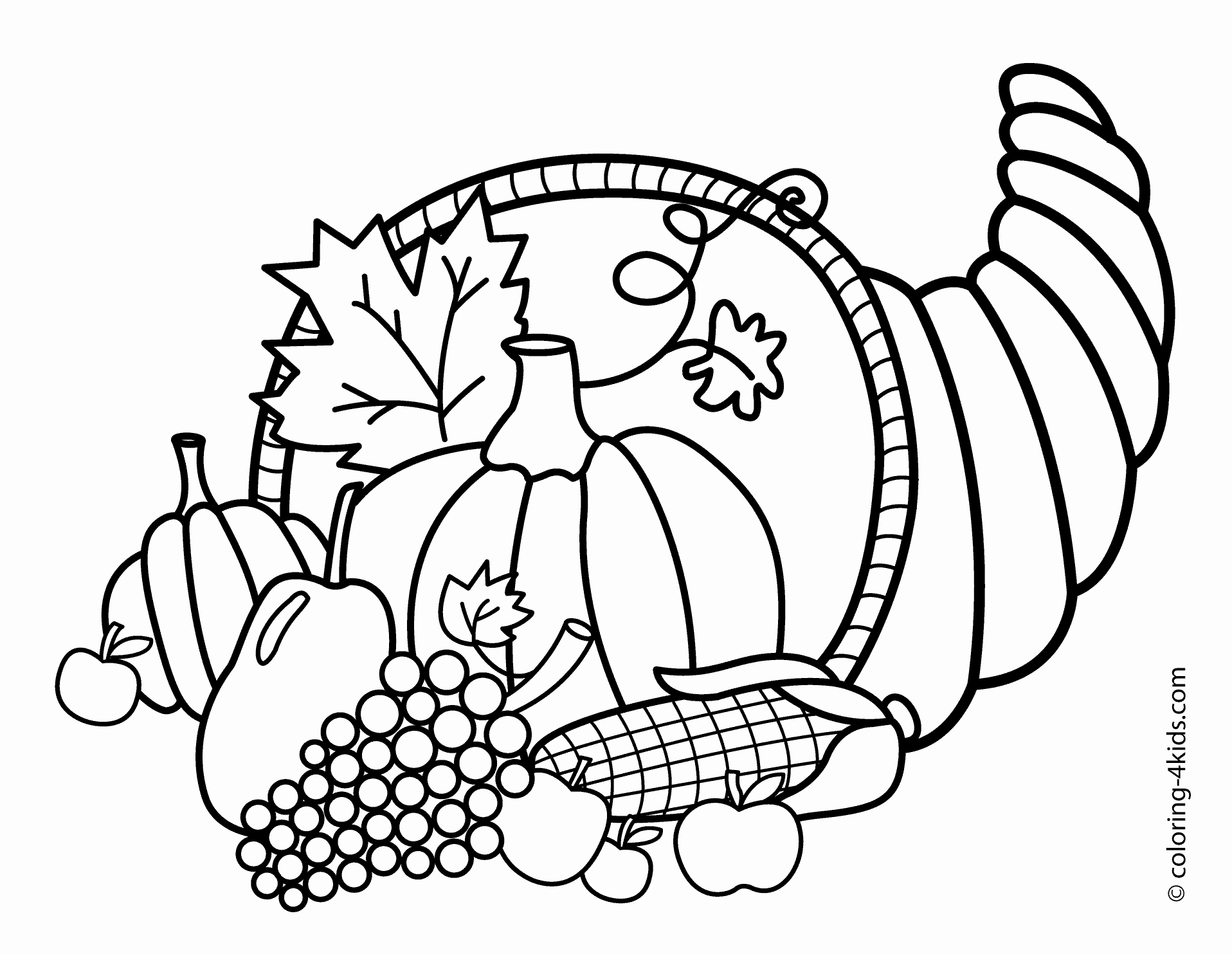 Thanksgiving Coloring Pages For Adults at GetColorings.com ...